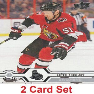 Artem Anisimov - Ottawa Senators NHL Hockey Card Collection